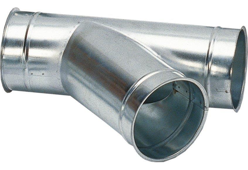 45° ÇİFT ÇIKIŞLI DAĞITICI Ø1:100, Ø2:100, Ø3:100