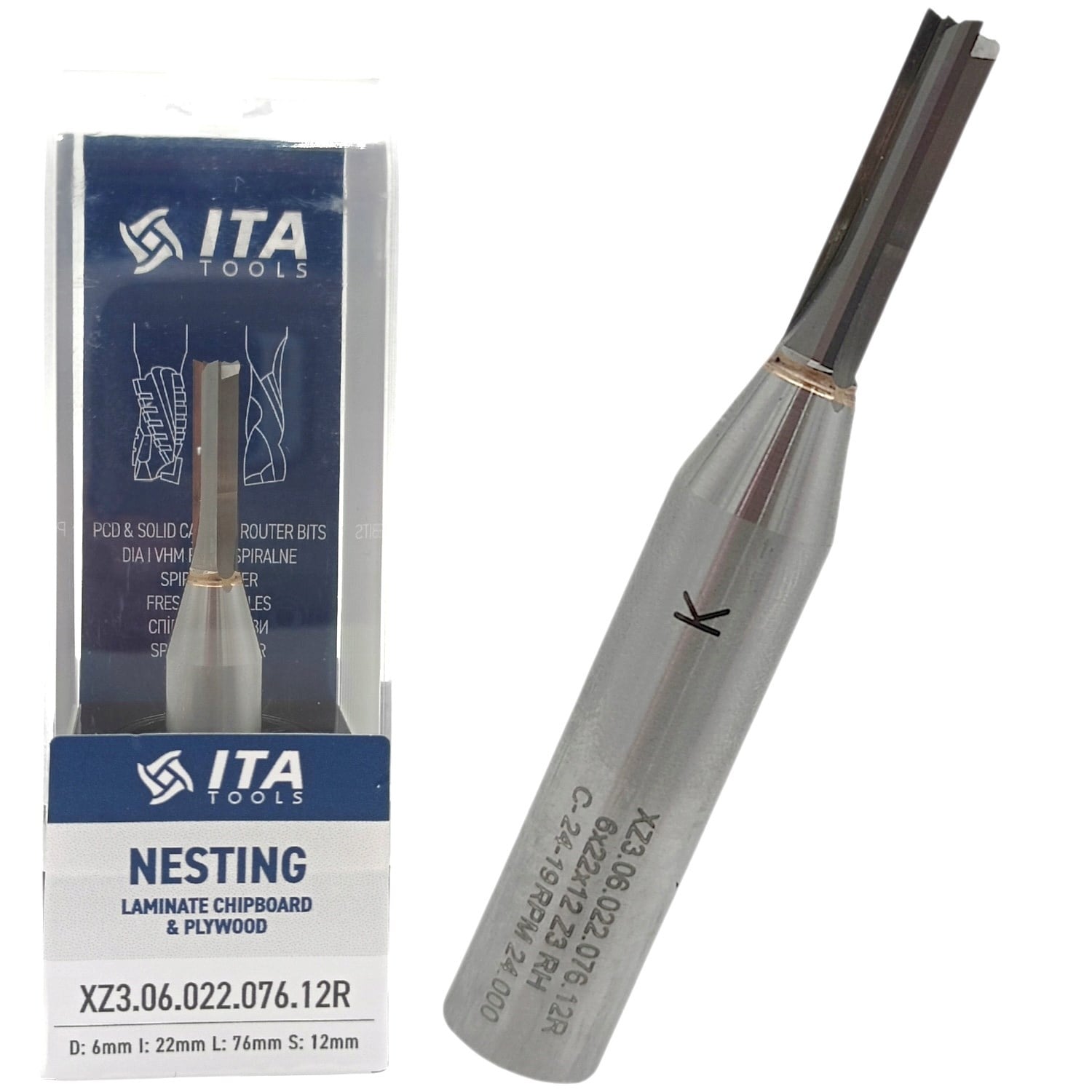 6X22X76 S:12 Z:3  KARBÜR FREZE BIÇAĞI (ROKET)ITA TOOLS 6X22X76 S:12 Z:3  KARBÜR FREZE BIÇAĞI (ROKET) xTool, Felder, Hammer, Mayer, xTool, Jet, Ake, Zünd, Ita Tools, Ceratizit, Laguna Tools, Rapha | Takimmarket.net