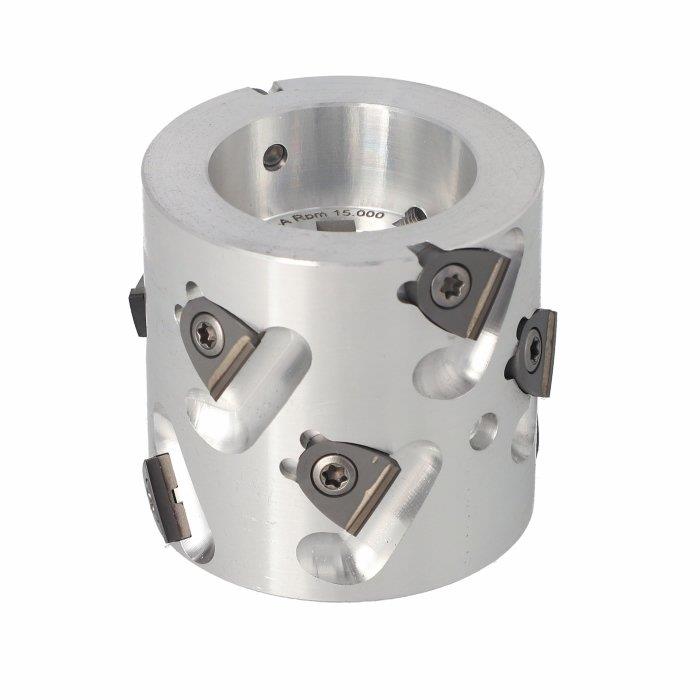 70X50X20 Z=2+2 LH DEĞİŞEBİLİR JİLETLİ DİA ÖN FREZE ALÜMİNYUM