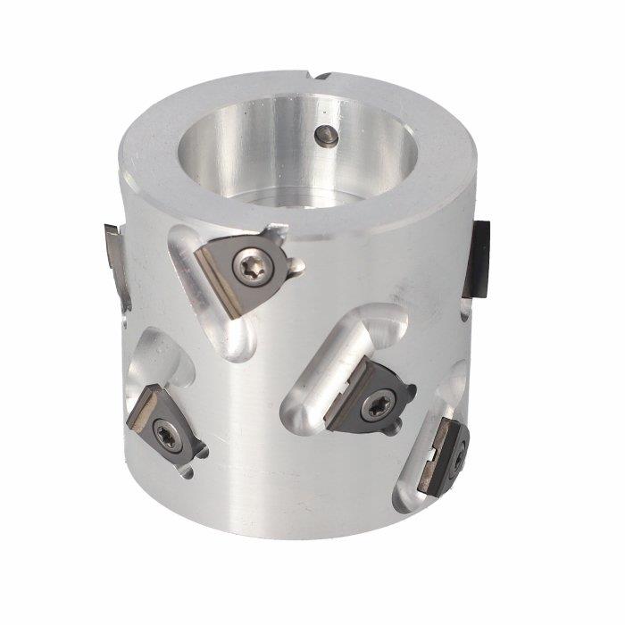 70X50X20 Z=2+2 LH DEĞİŞEBİLİR JİLETLİ DİA ÖN FREZE ALÜMİNYUM