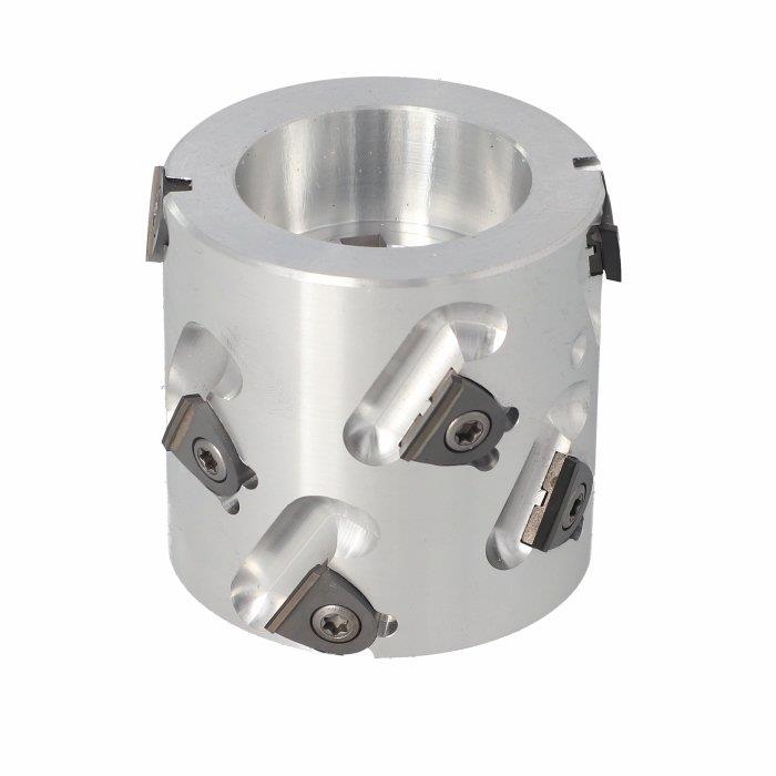 70X50X20 Z=2+2 LH DEĞİŞEBİLİR JİLETLİ DİA ÖN FREZE ALÜMİNYUM