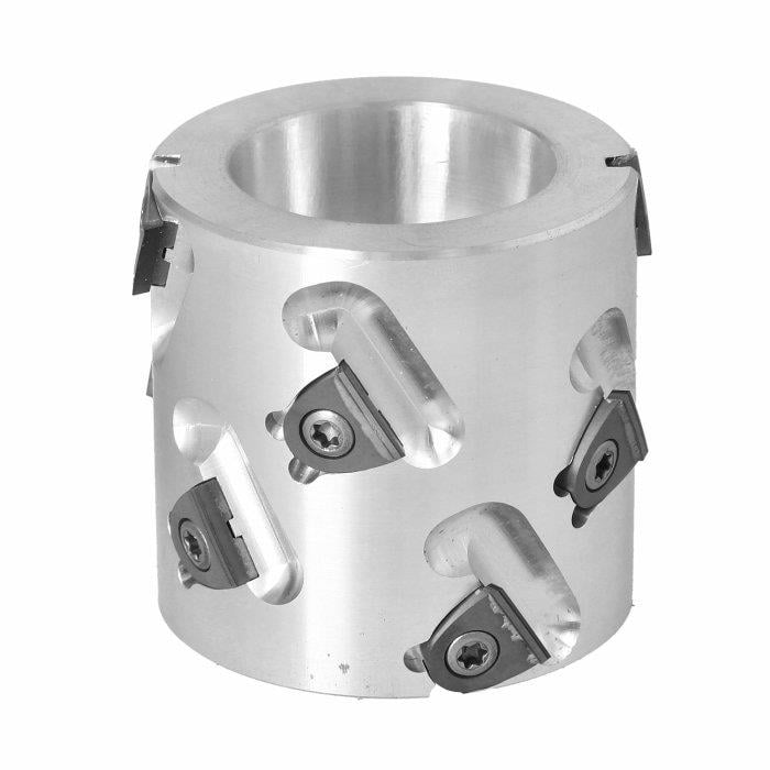 70X50X20 Z=2+2 RH DEĞİŞEBİLİR JİLETLİ DİA ÖN FREZE ALÜMİNYUM