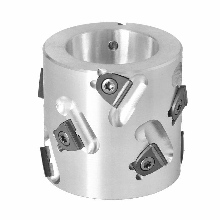 70X50X20 Z=2+2 RH DEĞİŞEBİLİR JİLETLİ DİA ÖN FREZE ALÜMİNYUM