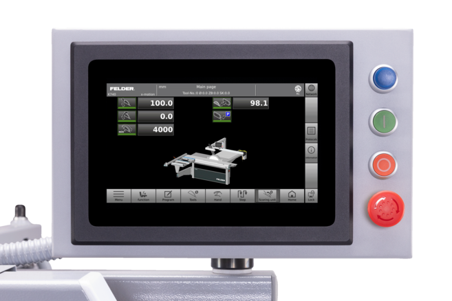 FELDER K740S PCS X-MOTİON DAİRE TESTERE MAKİNASI 3700MM 380VFELDER