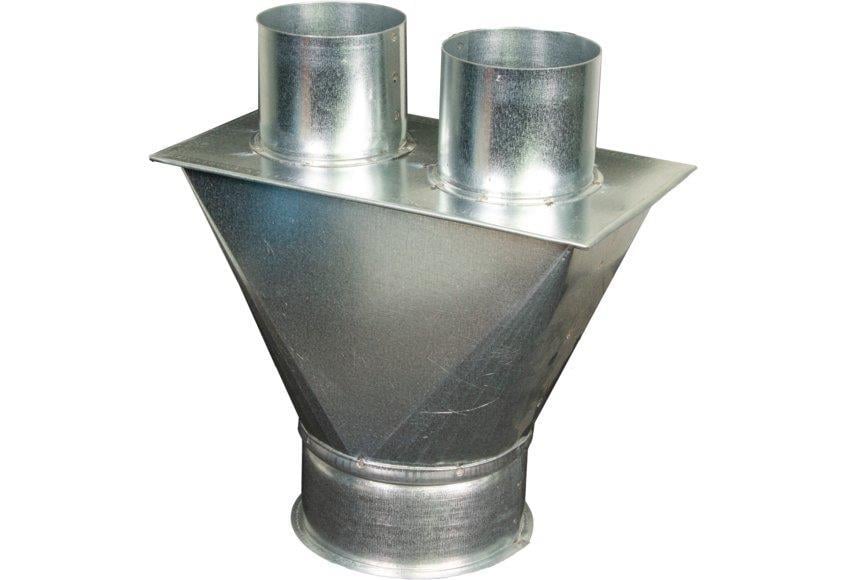 PANTALON TİP DAĞITICI D.120mm FLANŞLI, 2x D.80mm