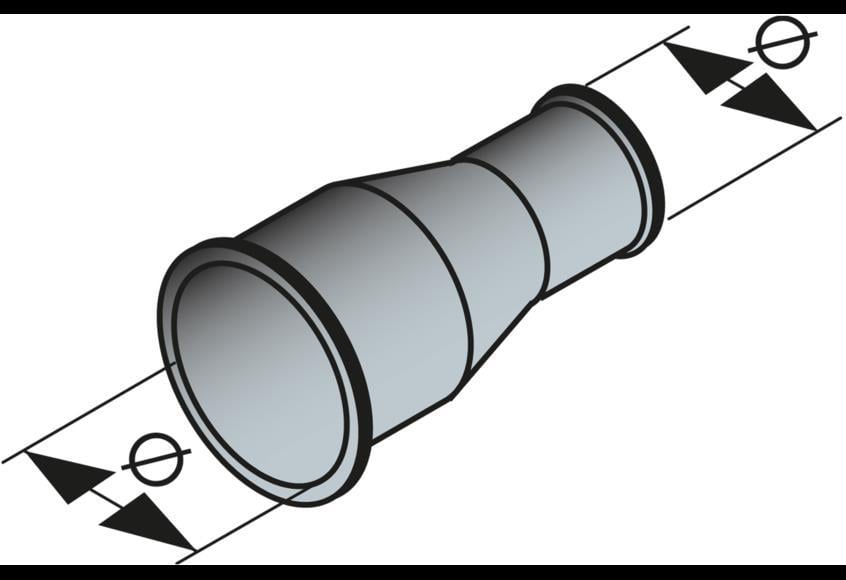 REDÜKSİYON D.140/120MM GALVANİZ