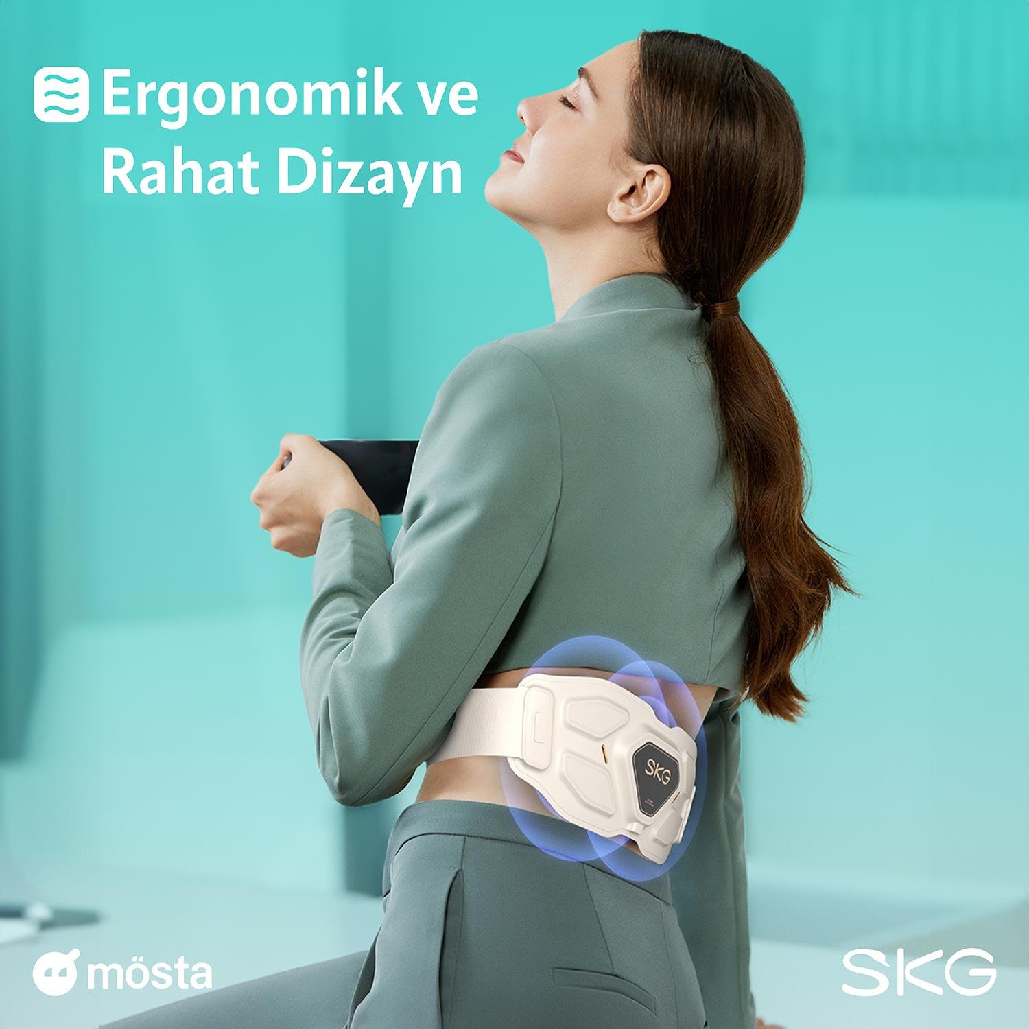 SKG W9 PRO TAŞINABİLİR BEL VE SIRTMASAJROBOTU