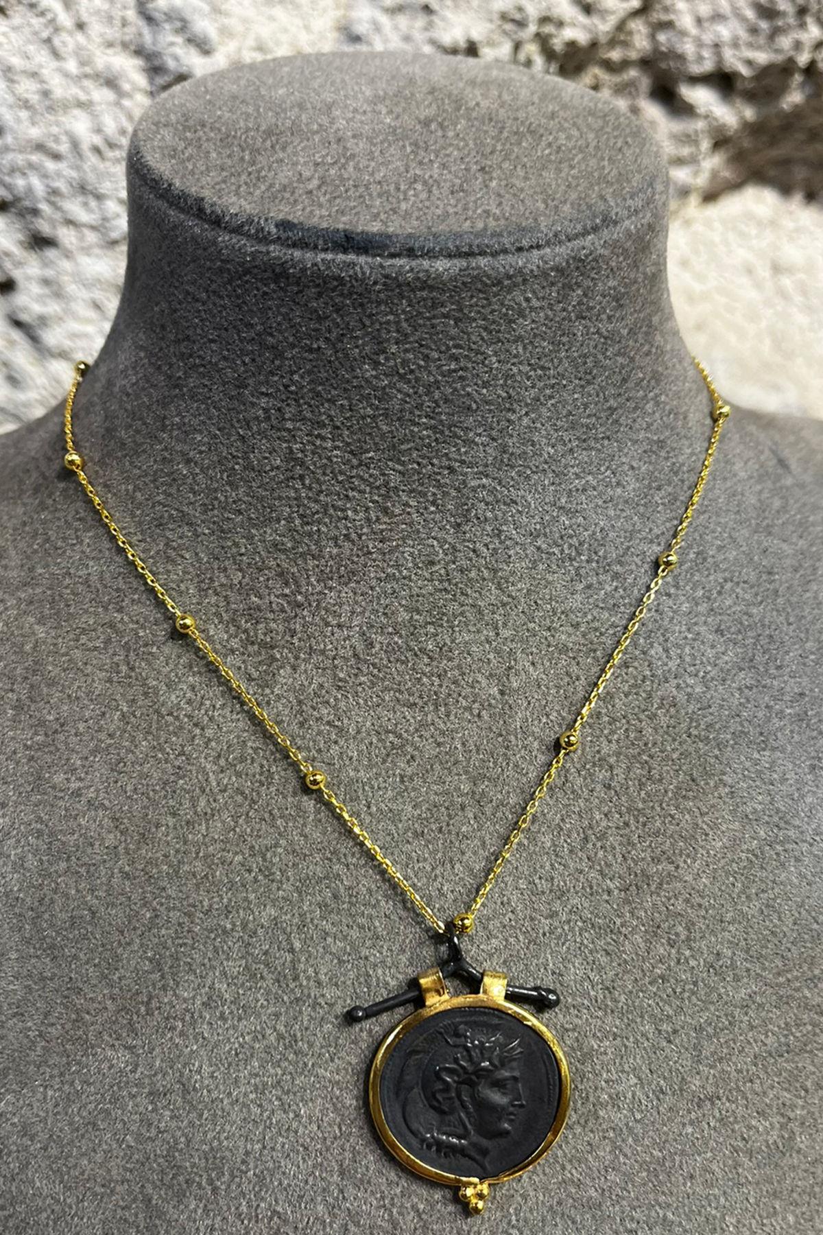 Antik Görünümlü Gümüş Kolye By-8715