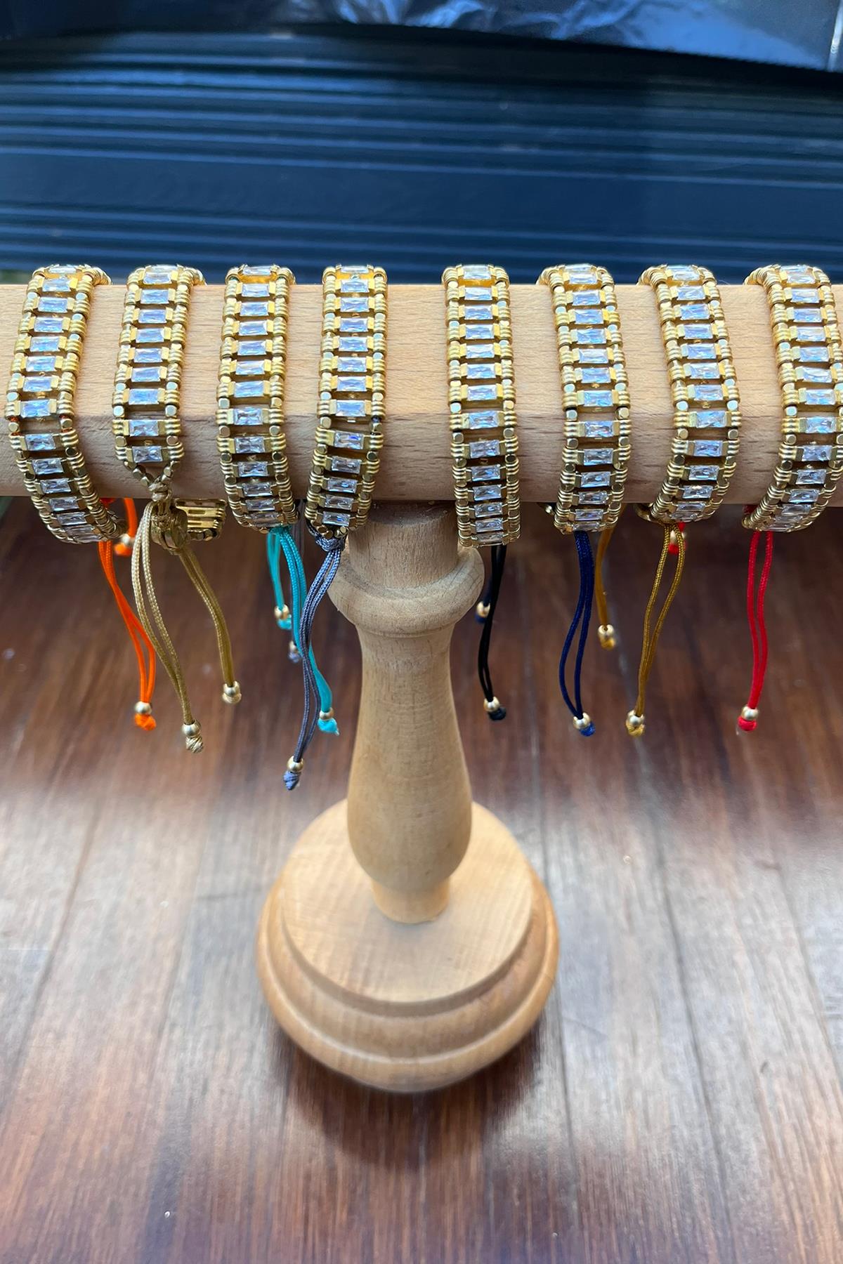 Baget Taşlı Bronz Bileklik By-9013