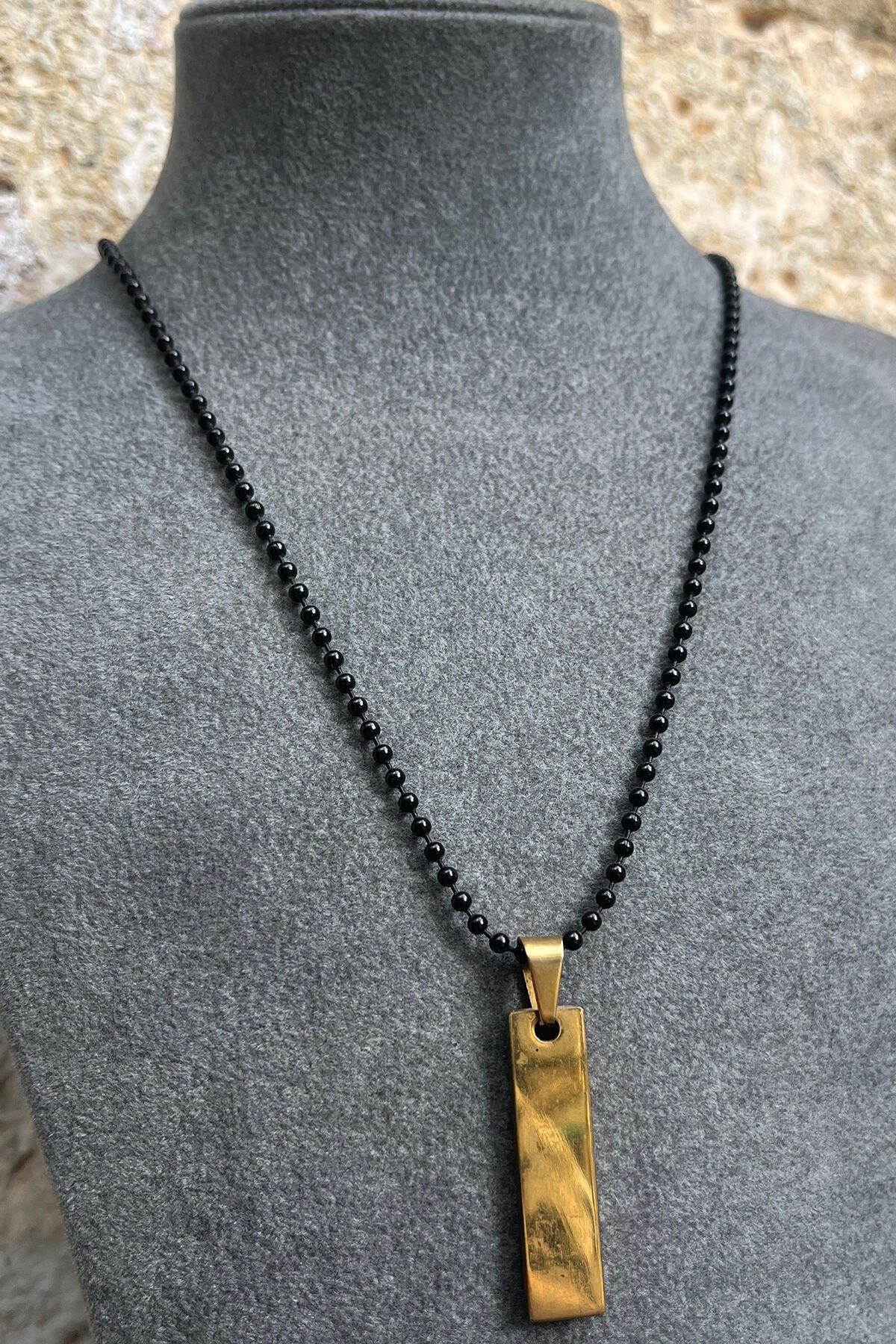 Çelik Erkek Kolye By-7985