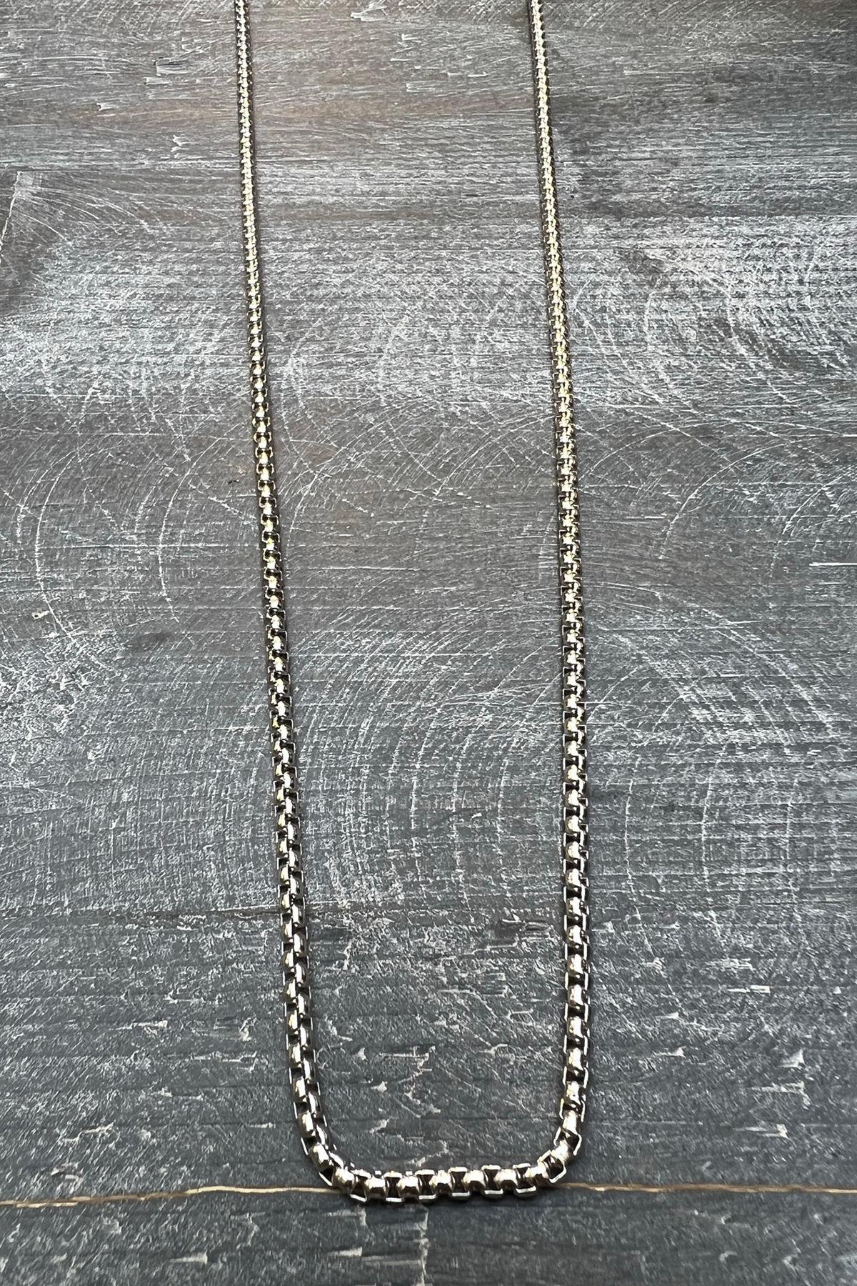 Çelik Erkek Kolyesi By-6804