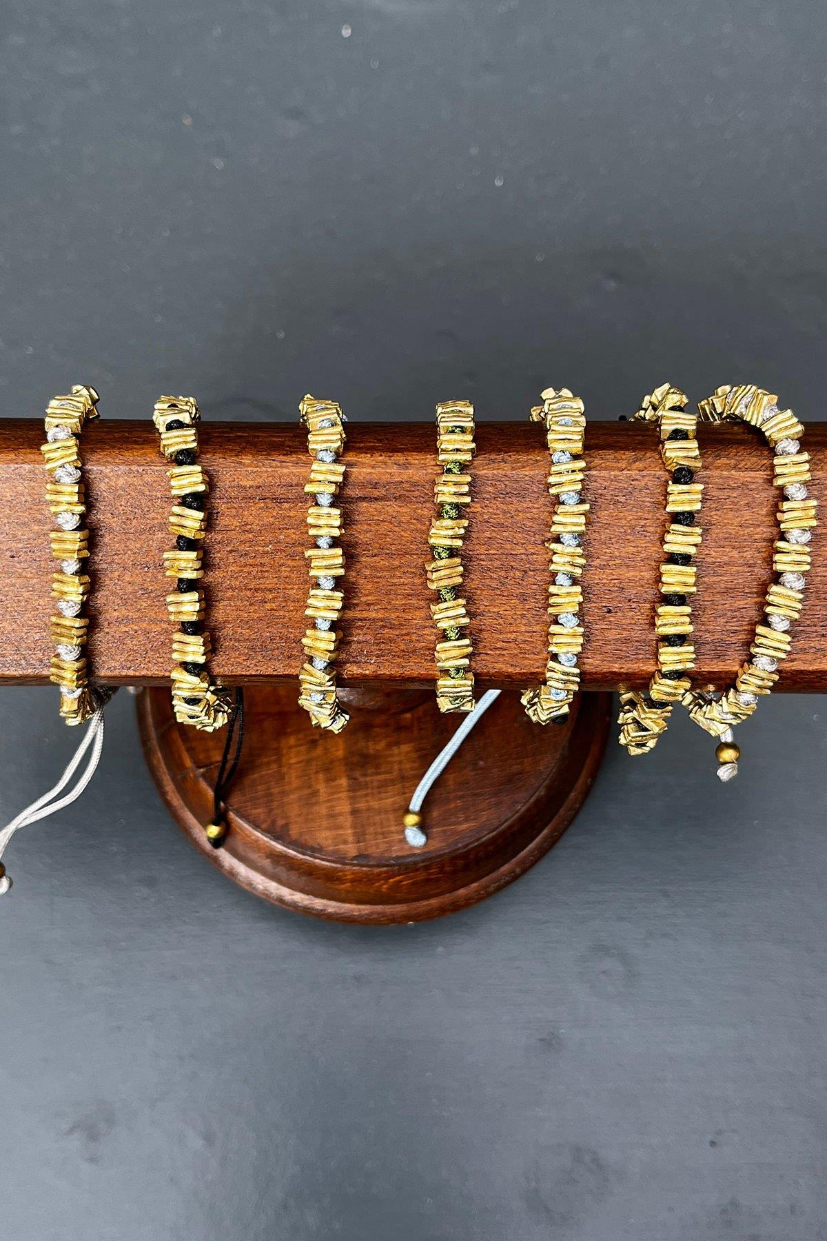 Düğümlü Bronz Bileklik By-8126