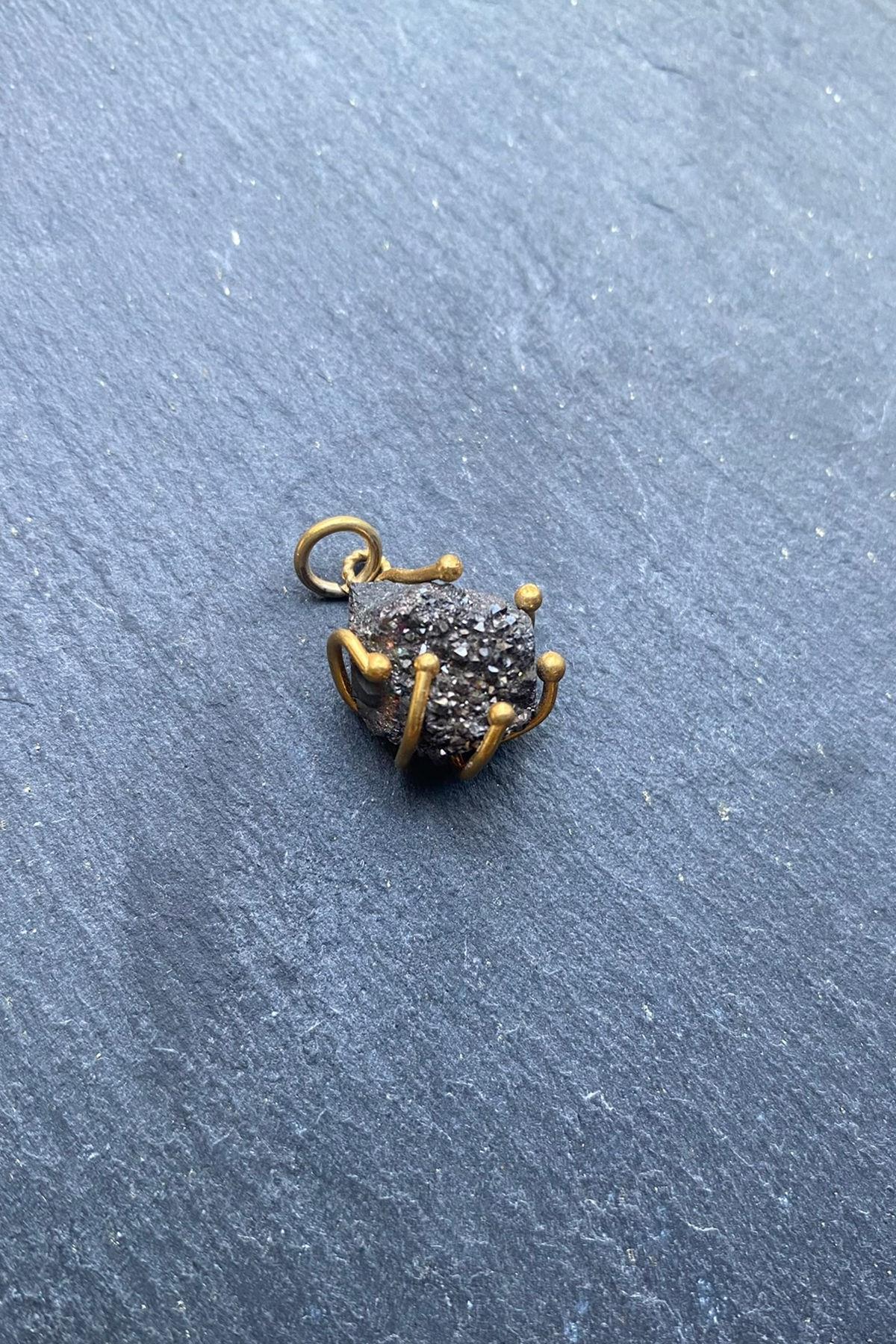 El İşi Gümüş Kolye Ucu By-5886