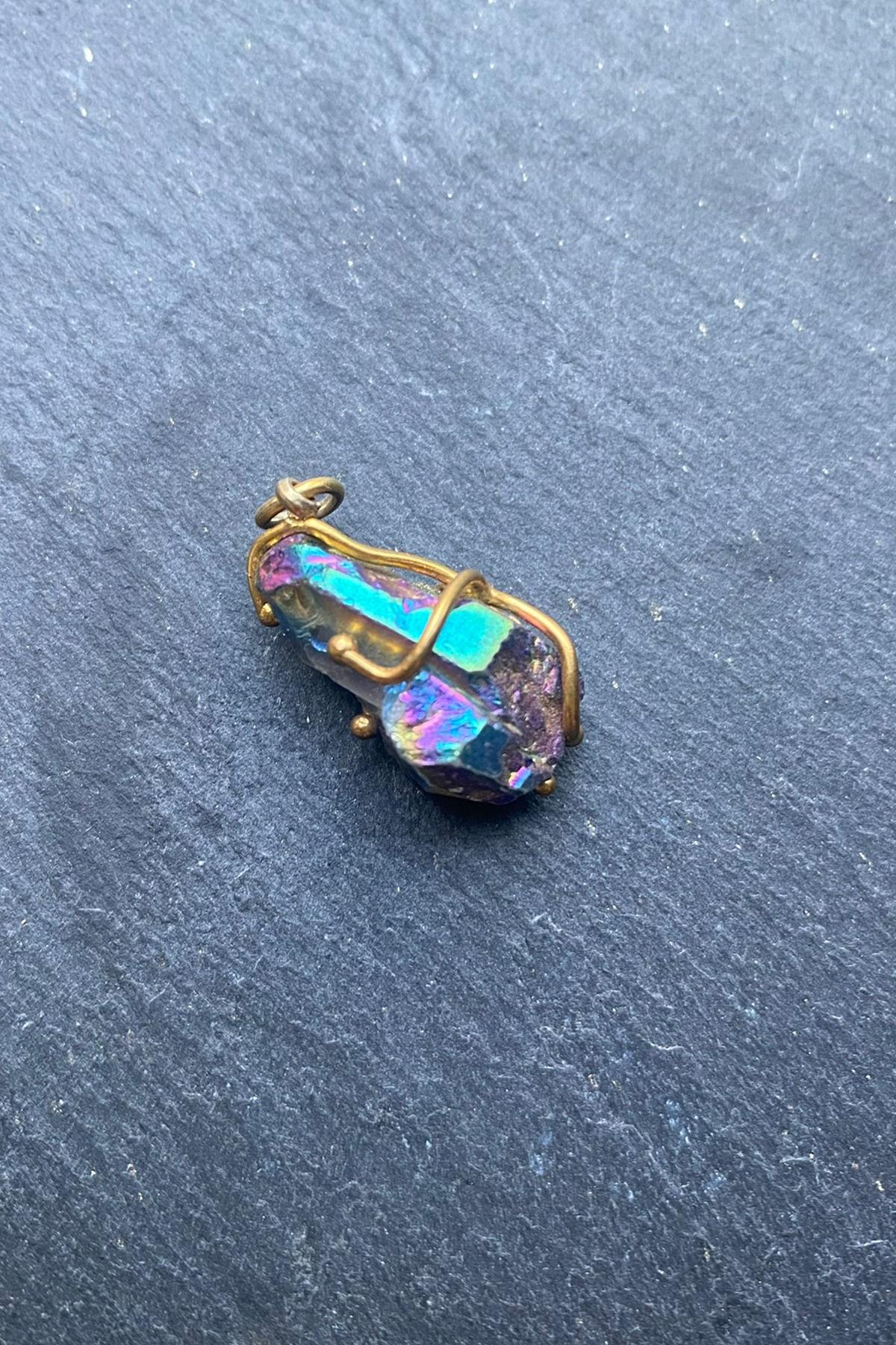 El İşi Gümüş Kolye Ucu By-5887