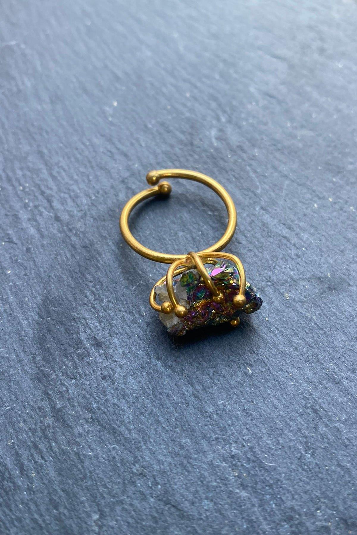 El İşi Gümüş Yüzük  By-5895