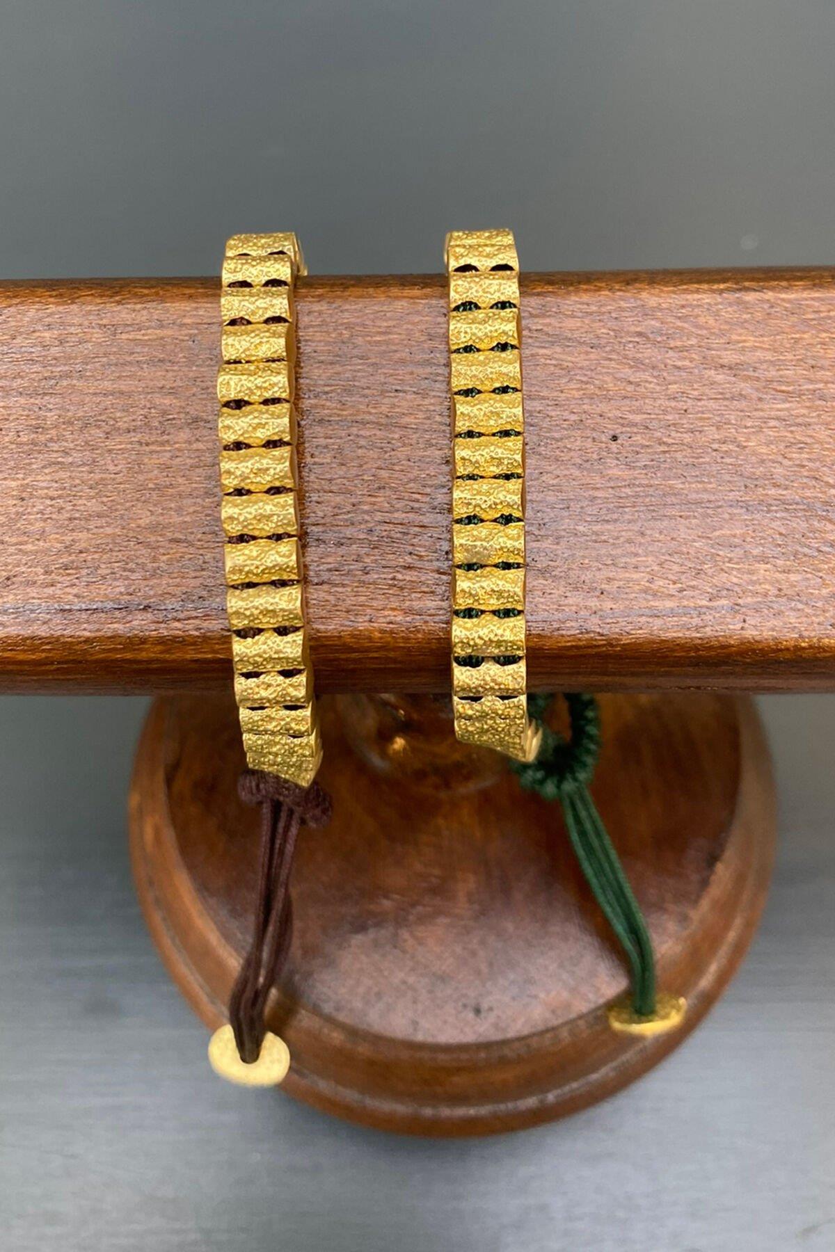 Gold Rengi Bronz Bileklik By-7172