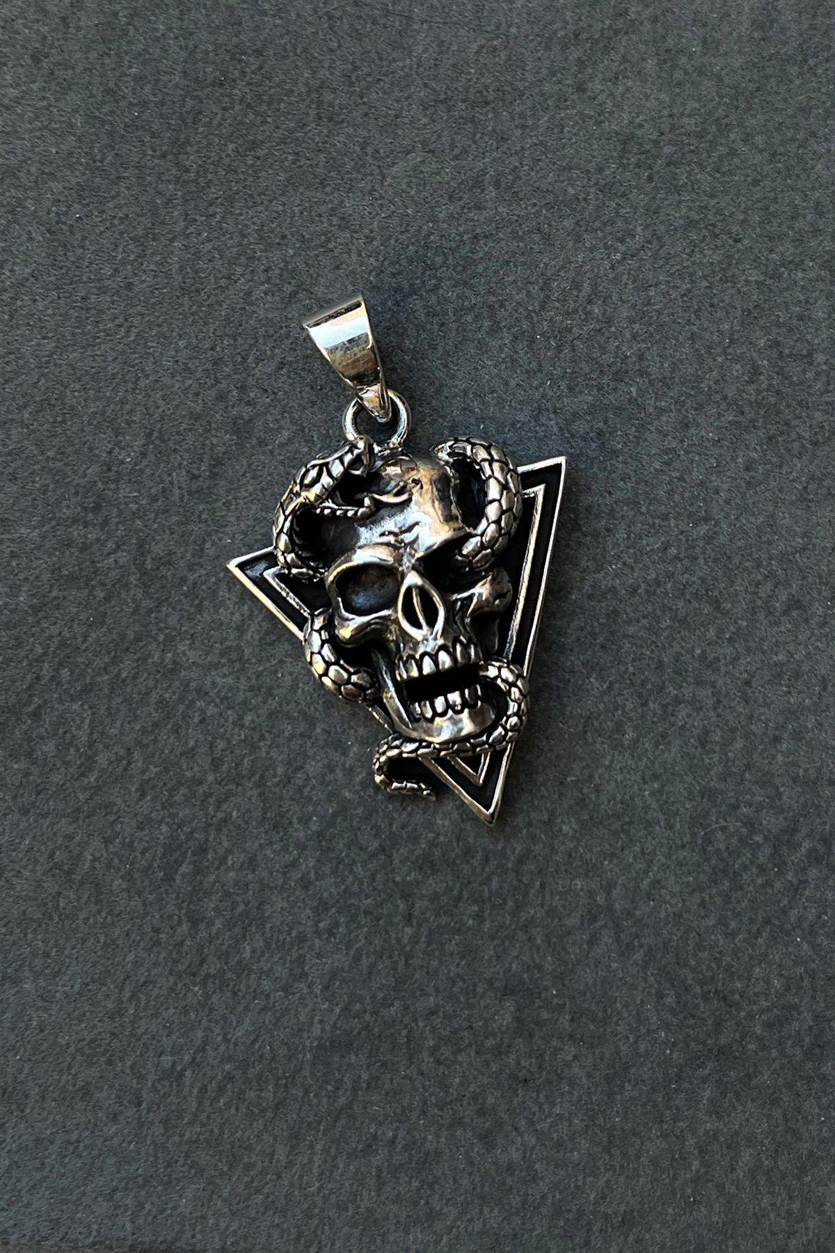 Gümüş Erkek Kolye Ucu By-8319