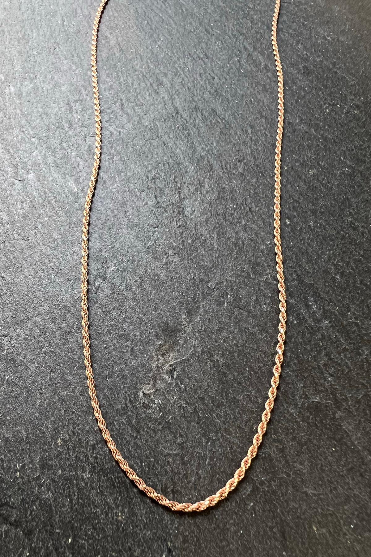 Gümüş Zincir Kolye By-5838