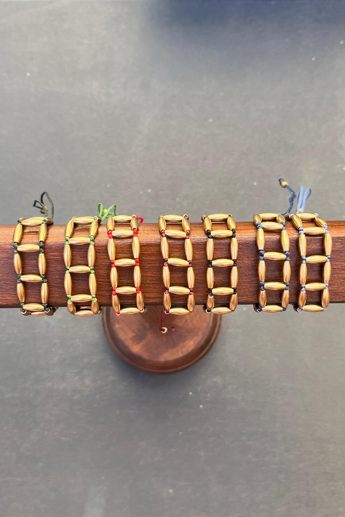 Kare Model Bronz Bileklik (Büyük Boy) By-8820