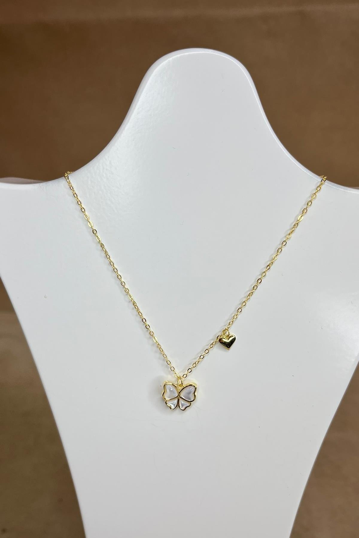 Kelebek Model Gümüş Kolye By-8968