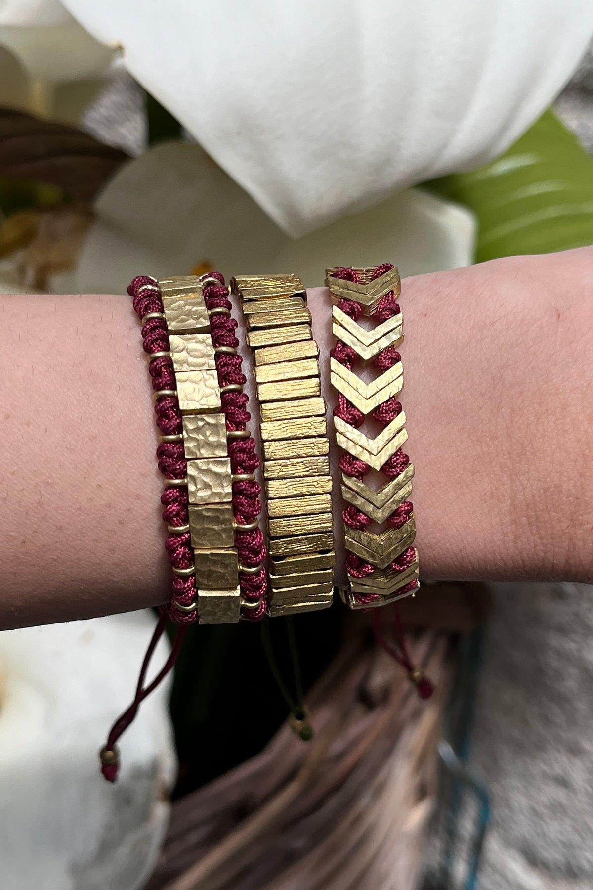 Kombin Bronz Bileklikler By-8233