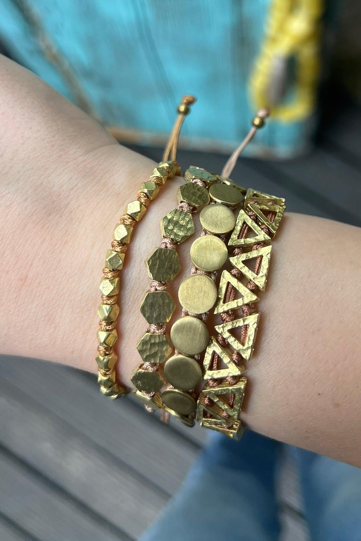 Kombin Bronz Bileklikler By-8262