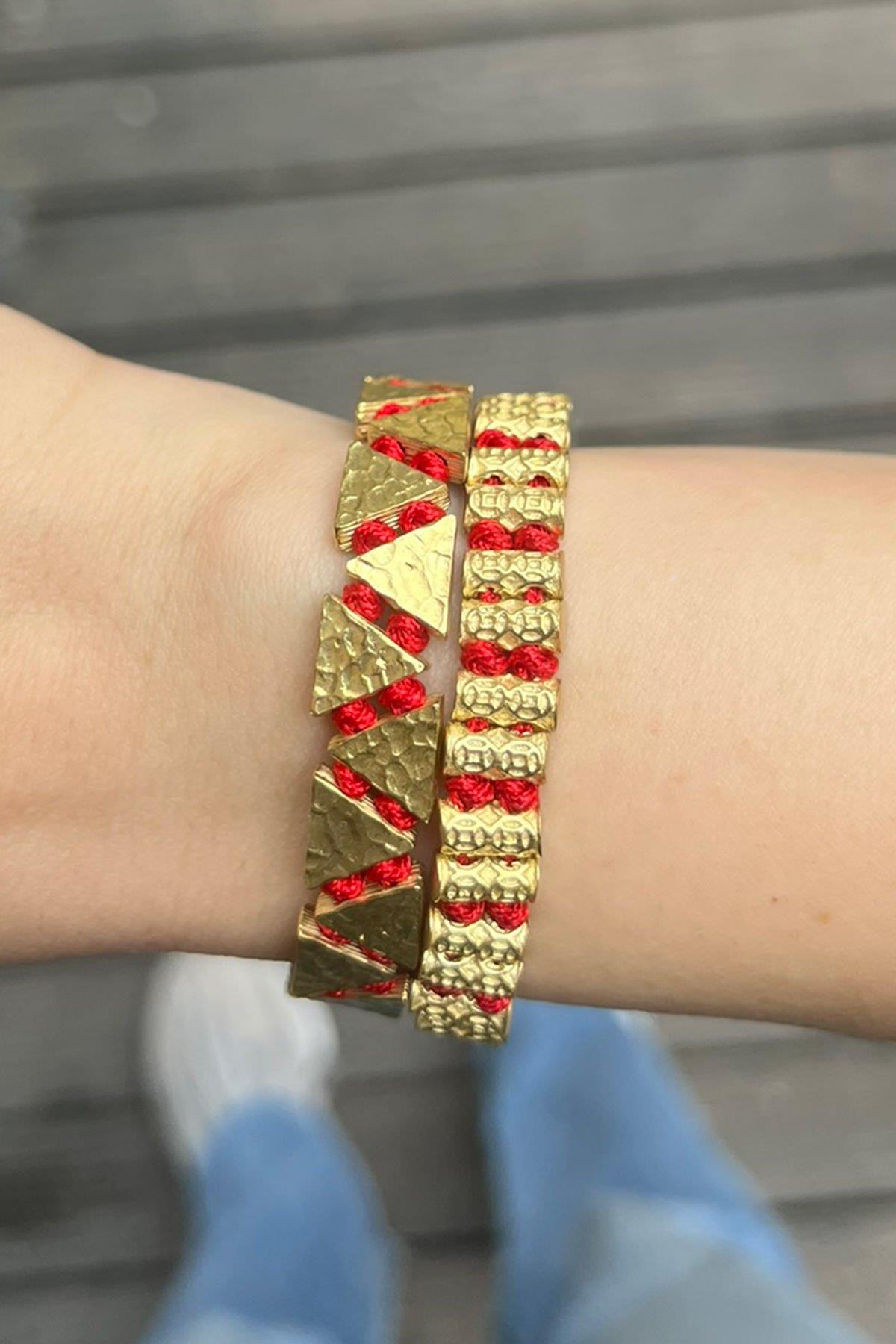 Kombin Bronz Bileklikler By-8270