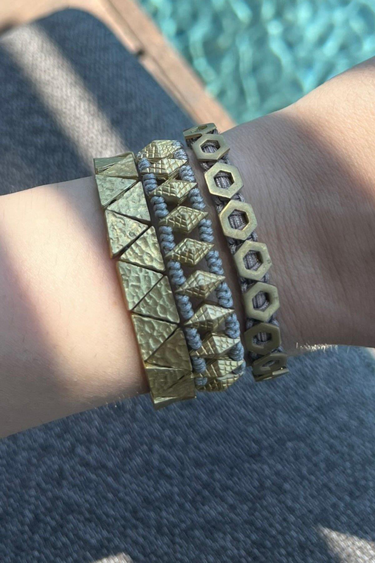 Kombin Bronz Bileklikler By-8422