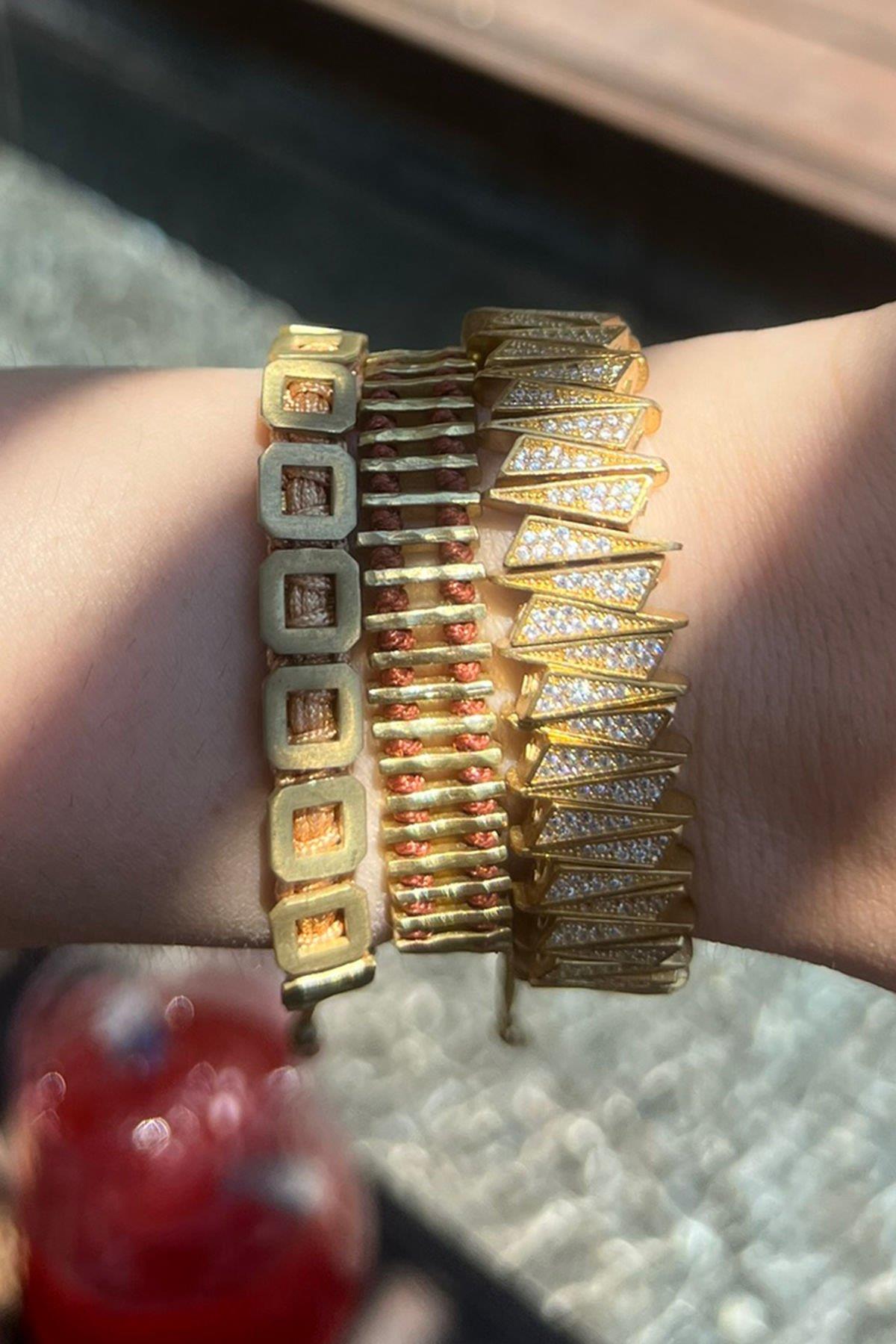 Kombin Bronz Bileklikler By-8429