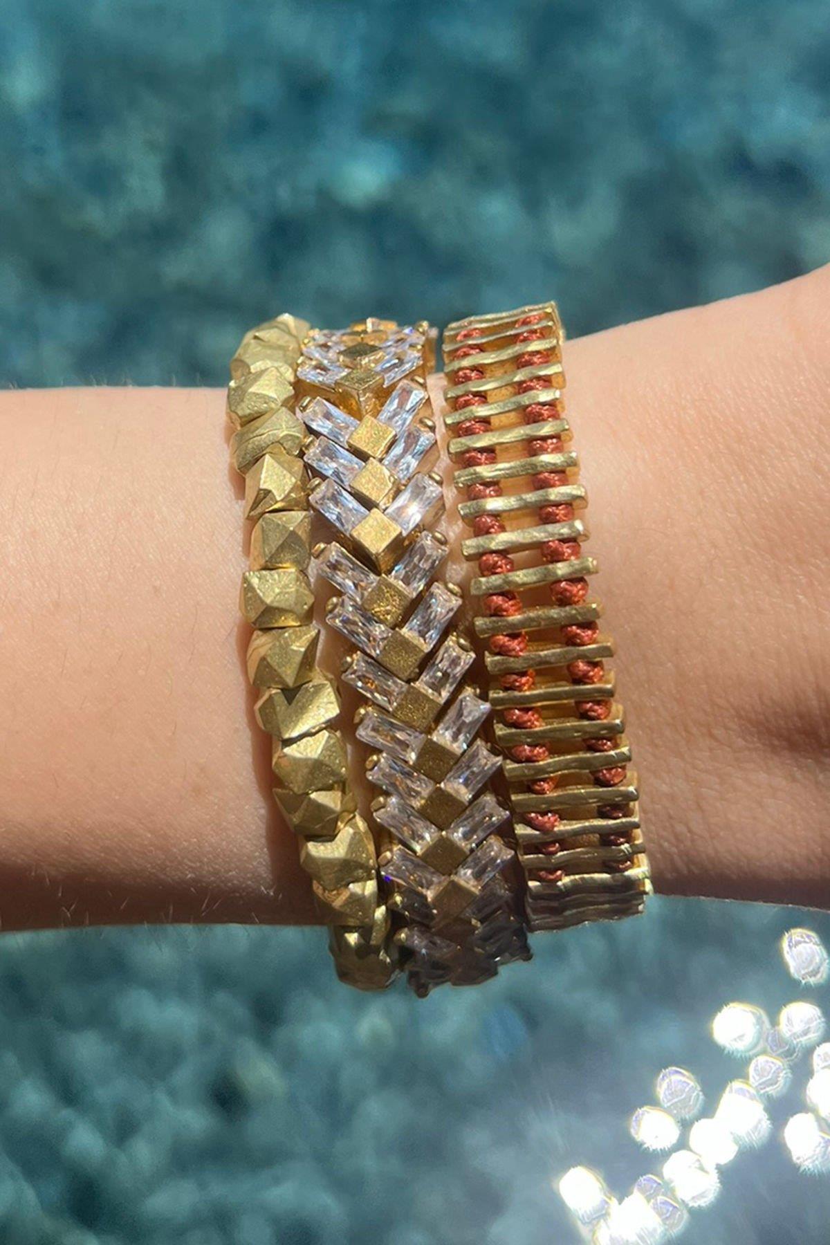 Kombin Bronz Bileklikler By-8430