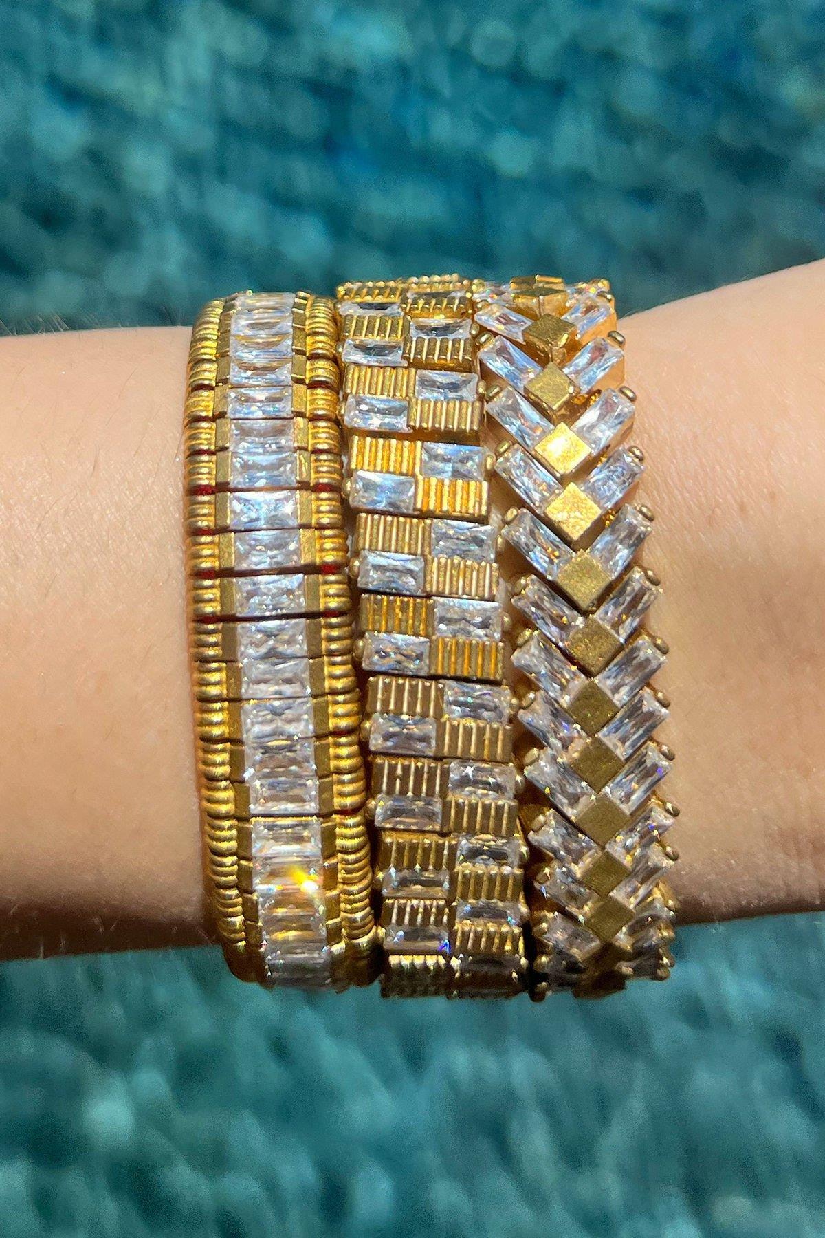 Kombin Bronz Bileklikler By-8431