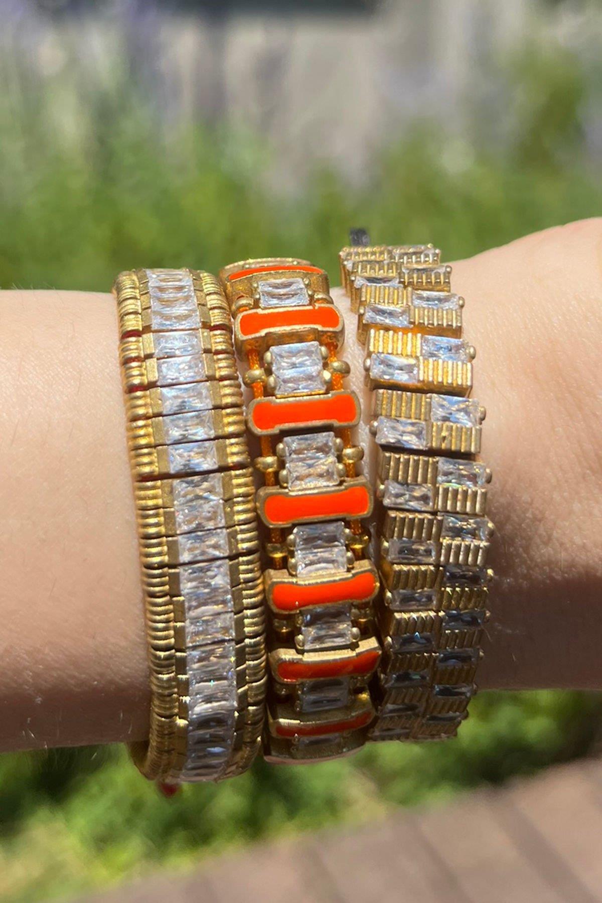 Kombin Bronz Bileklikler By-8432