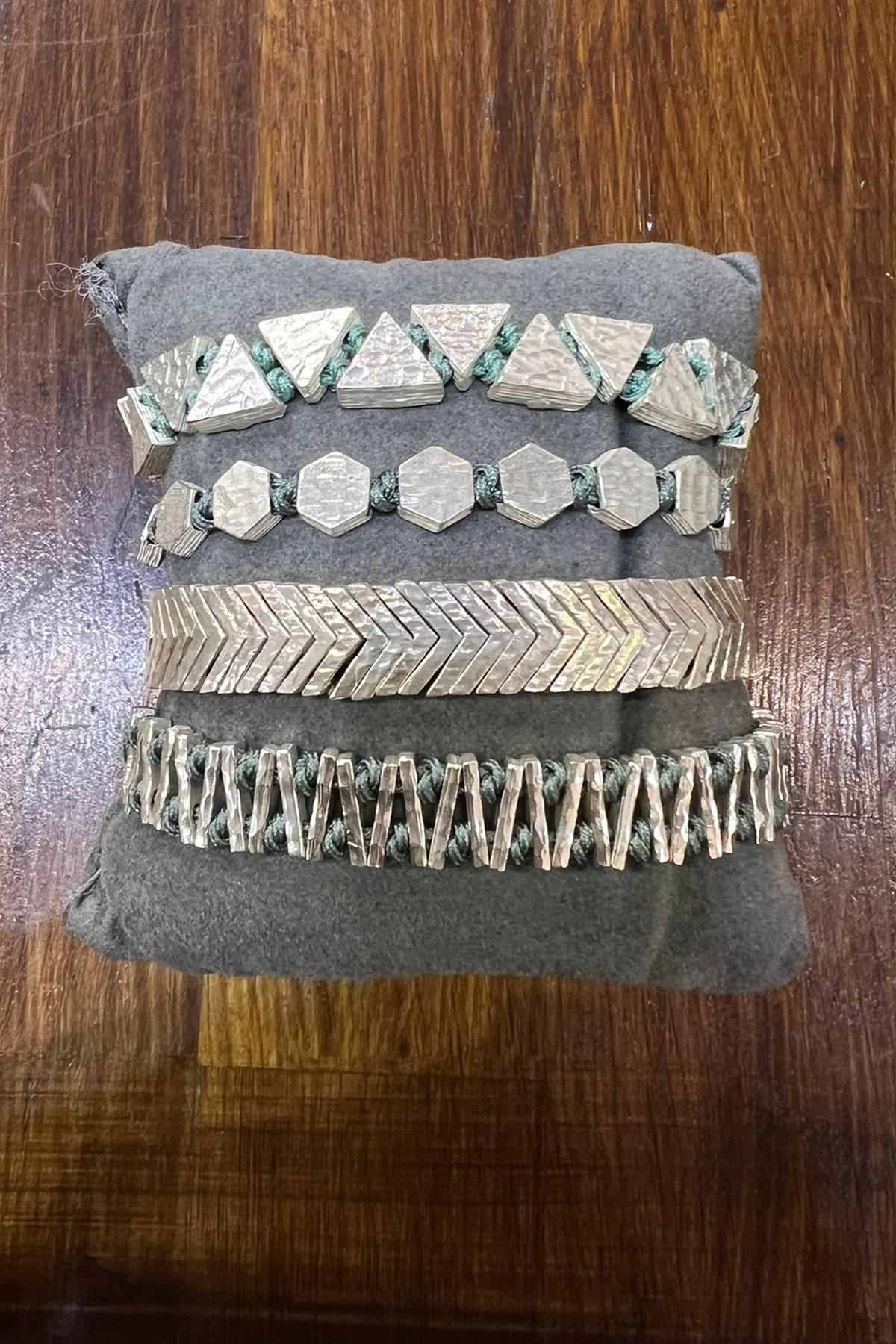 Kombin Bronz Bileklikler By-8852