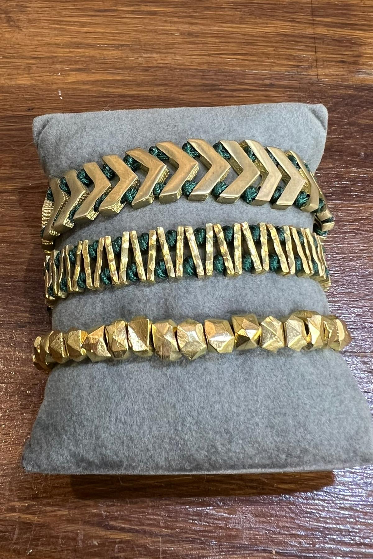 Kombin Bronz Bileklikler By-8860