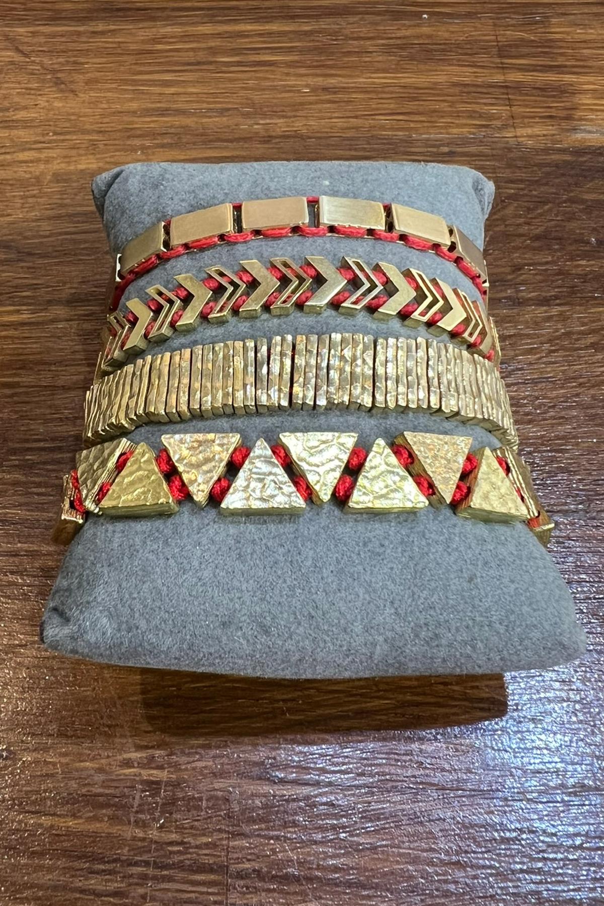 Kombin Bronz Bileklikler By-8861