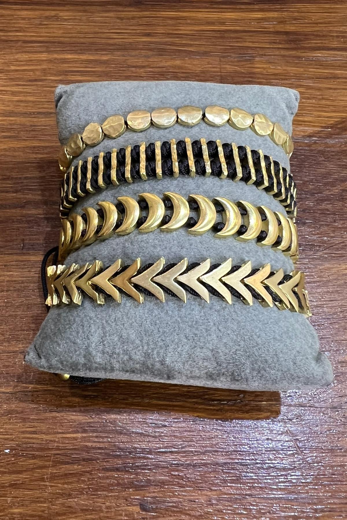 Kombin Bronz Bileklikler By-8867