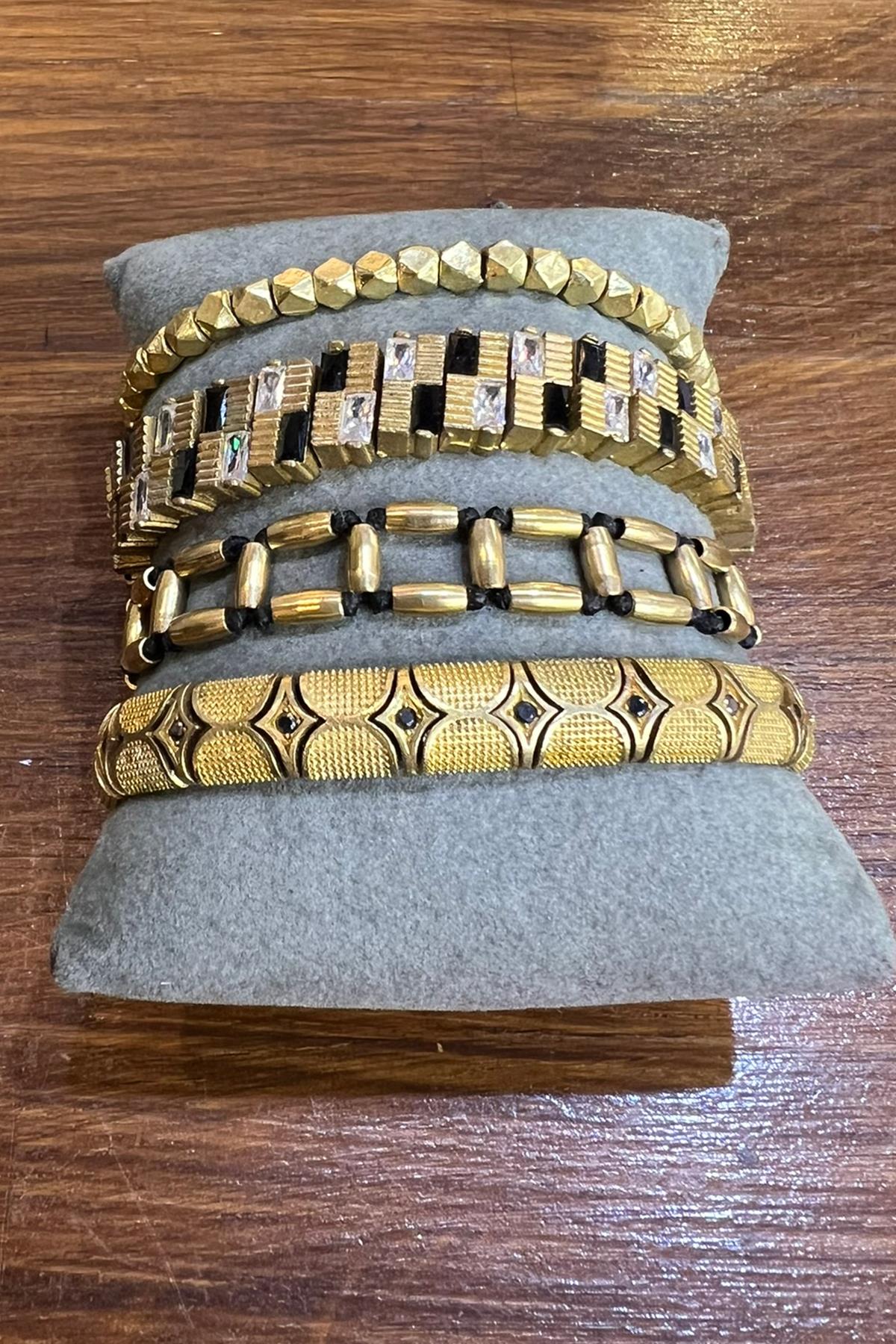 Kombin Bronz Bileklikler By-8871