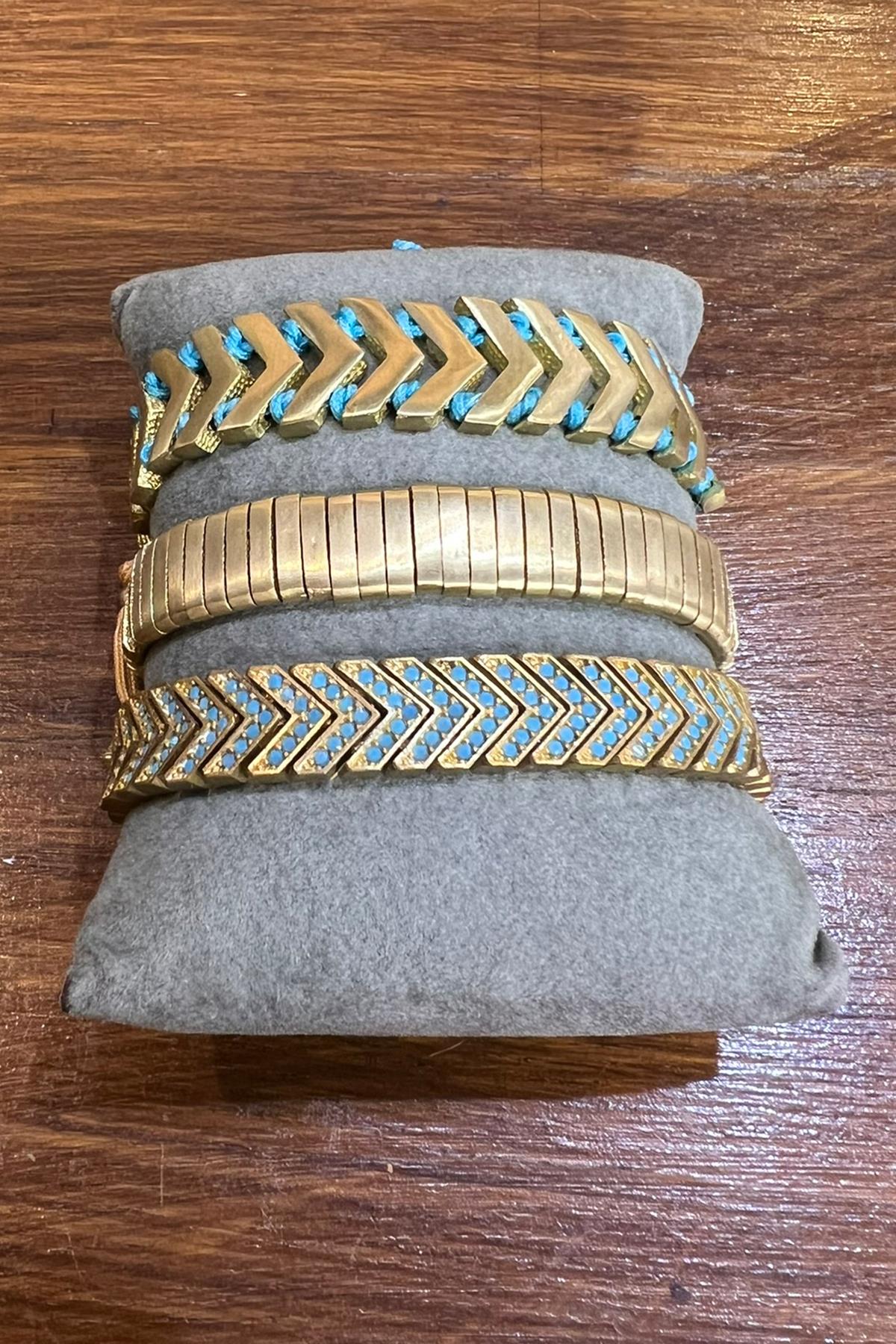 Kombin Bronz Bileklikler By-8872