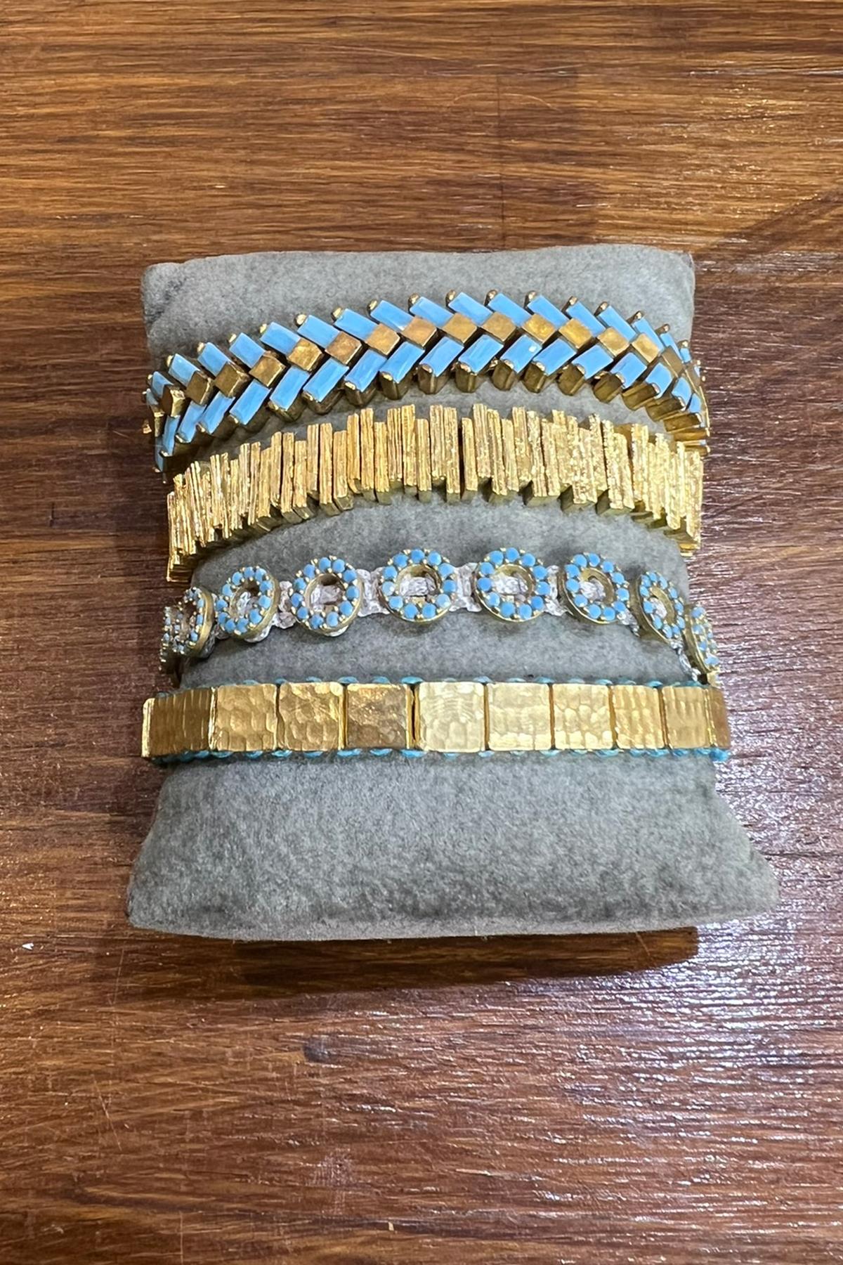 Kombin Bronz Bileklikler By-8874