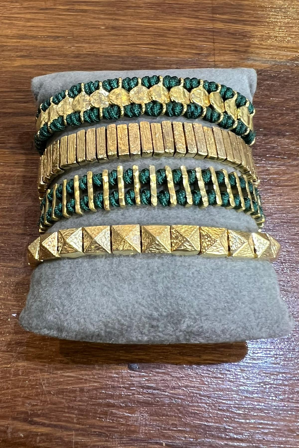 Kombin Bronz Bileklikler By-8878