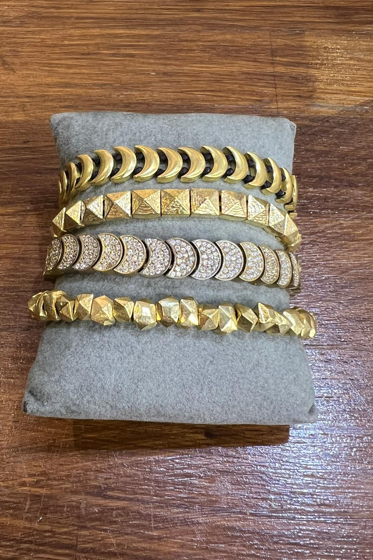 Kombin Bronz Bileklikler By-8879