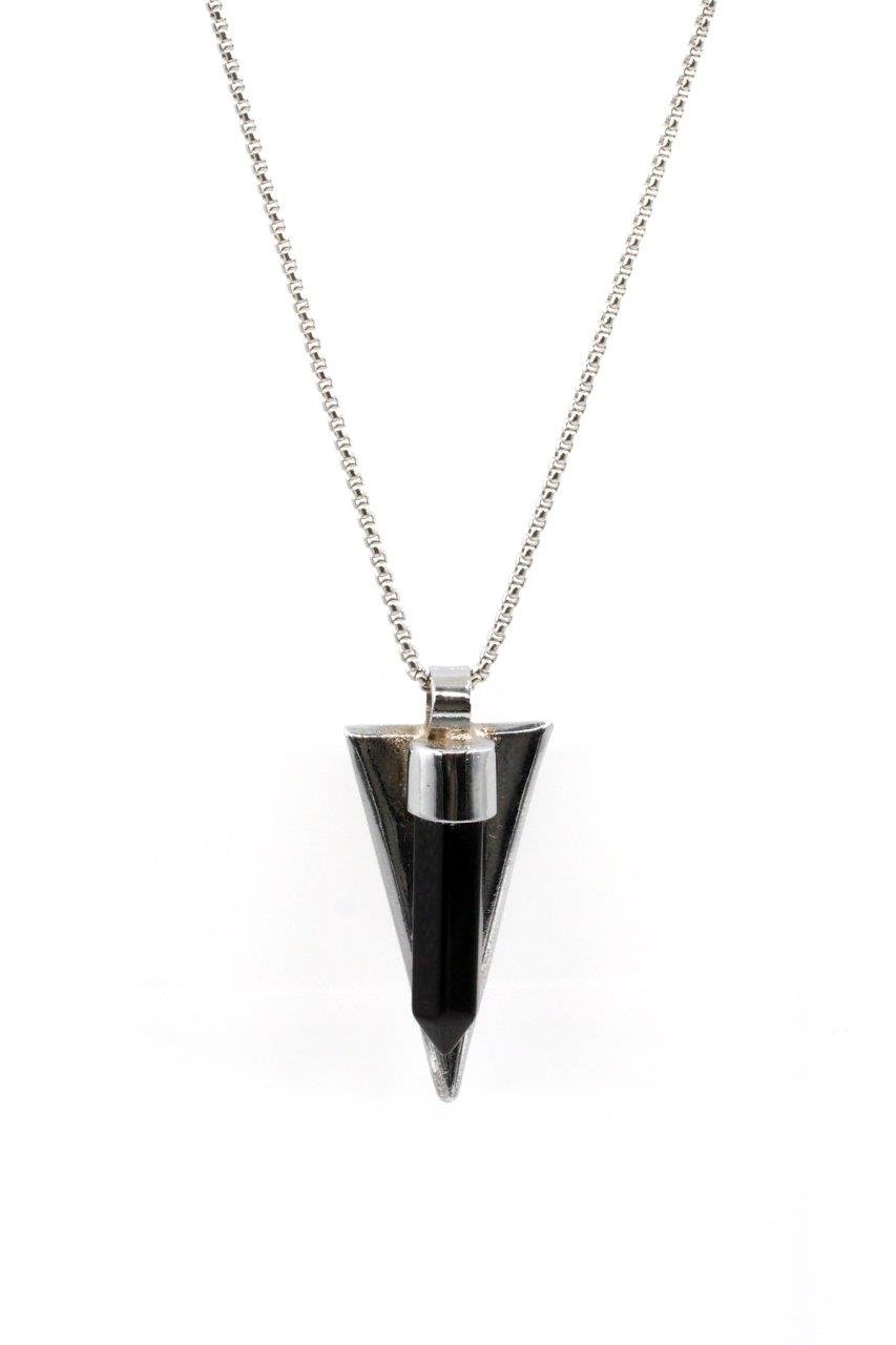 Onik Taşlı Gümüş Kolye Ucu By-5062