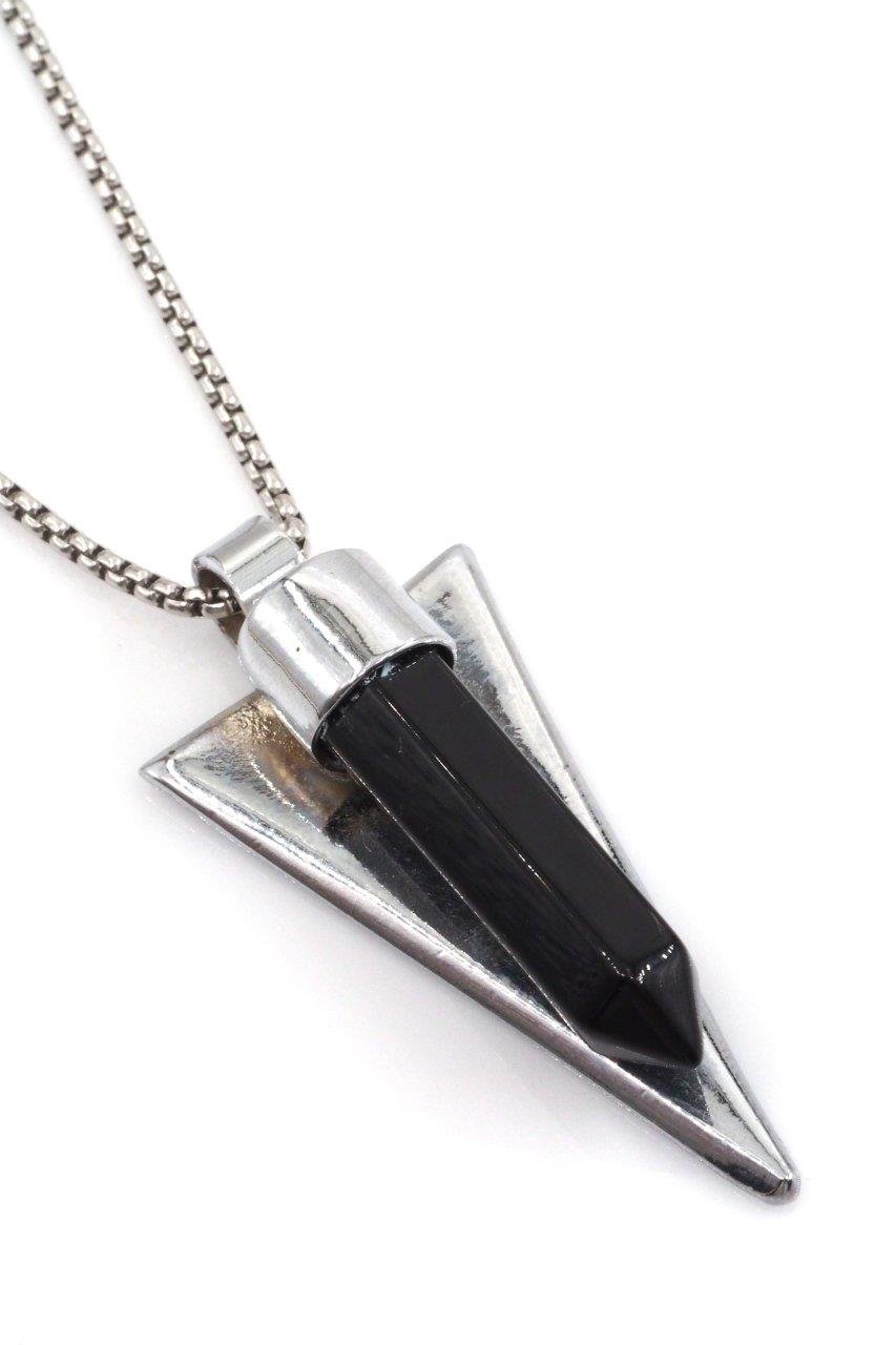 Onik Taşlı Gümüş Kolye Ucu By-5062