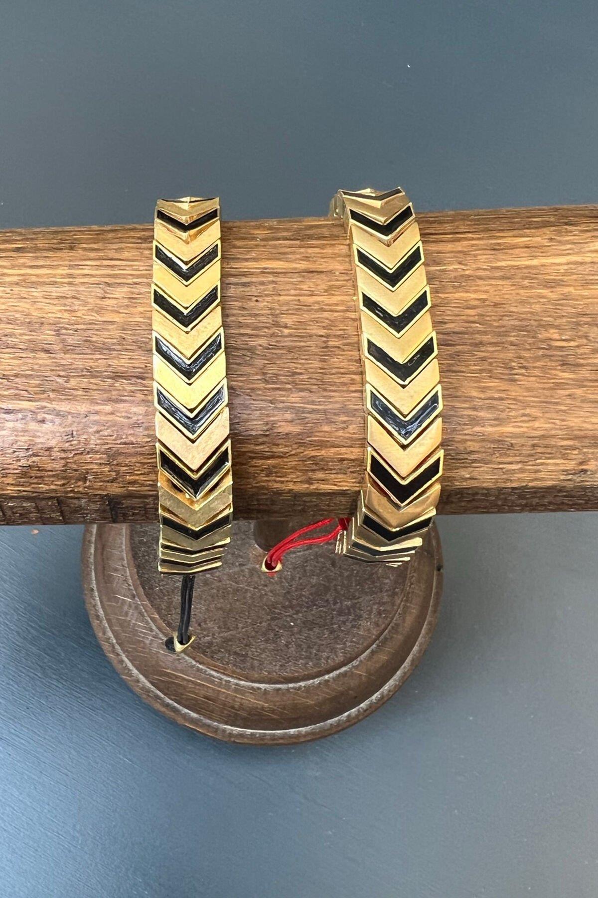 Üçgen Model Bronz Bileklik By-6894