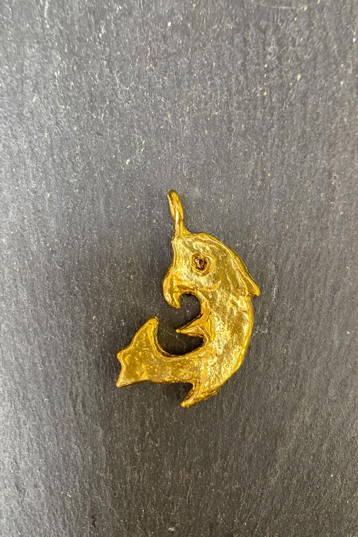 Yunus Desenli Bronz Kolye Ucu By-6220