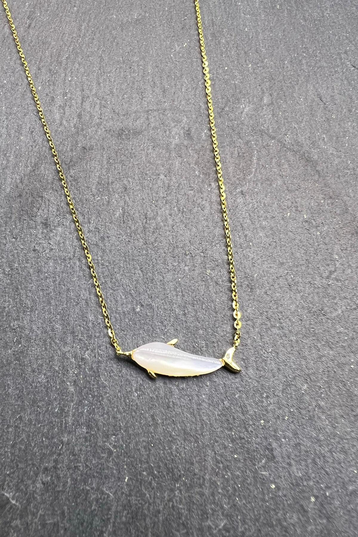 Yunus Desenli Gümüş Kolye By-5956