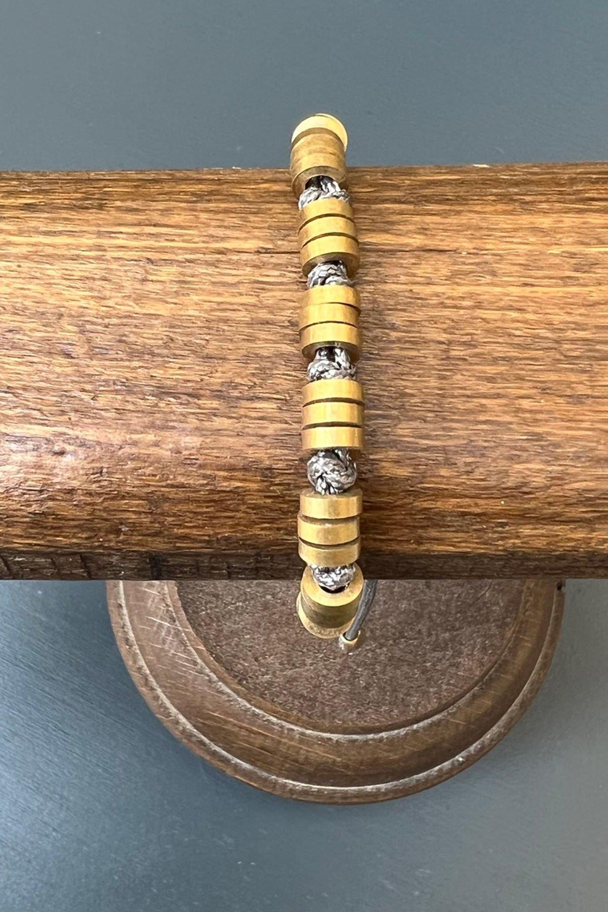 Yuvarlak Model Düğümlü Bronz Bileklik By-6908