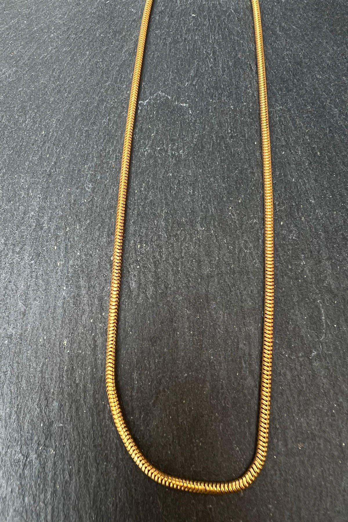 Zincir Gümüş Kolye By-6383