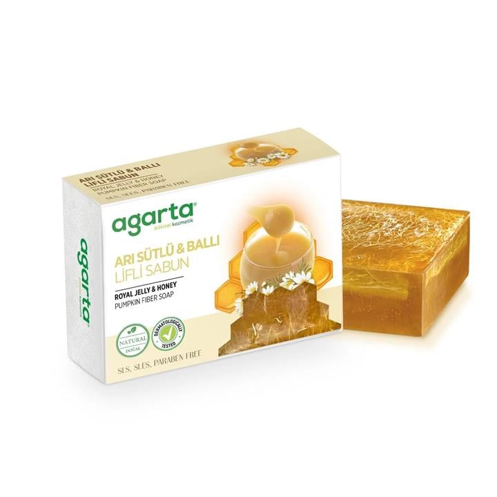 AGARTA DOĞAL ARI SÜTLÜ & BALLI LİFLİ SABUN 150 GR