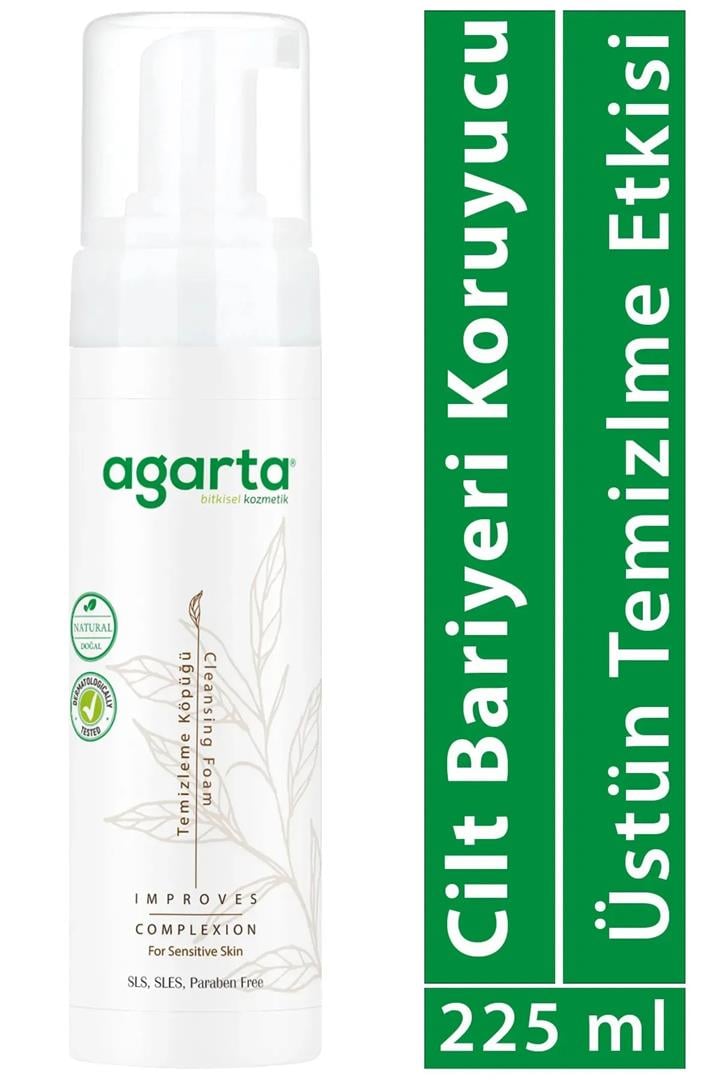 AGARTA DOĞAL YÜZ TEMİZLEME KÖPÜĞÜ 225 ML
